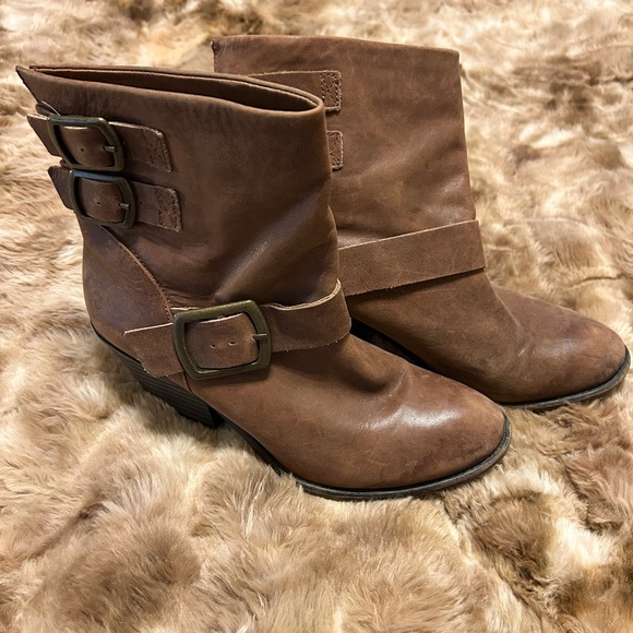 Lucky Brand Shoes - Lucky Brand Ankle Boots with Buckle